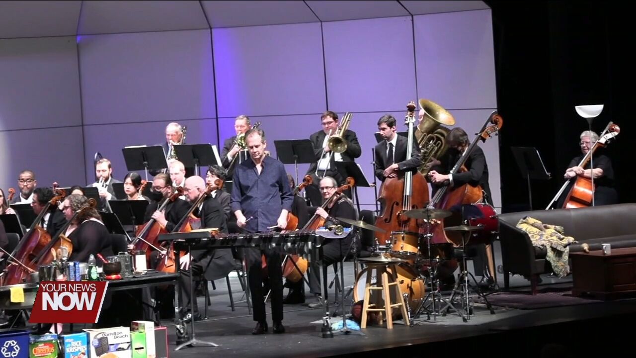 Lima Symphony Orchestra performs "Wall to Wall Percussion" with guest musician